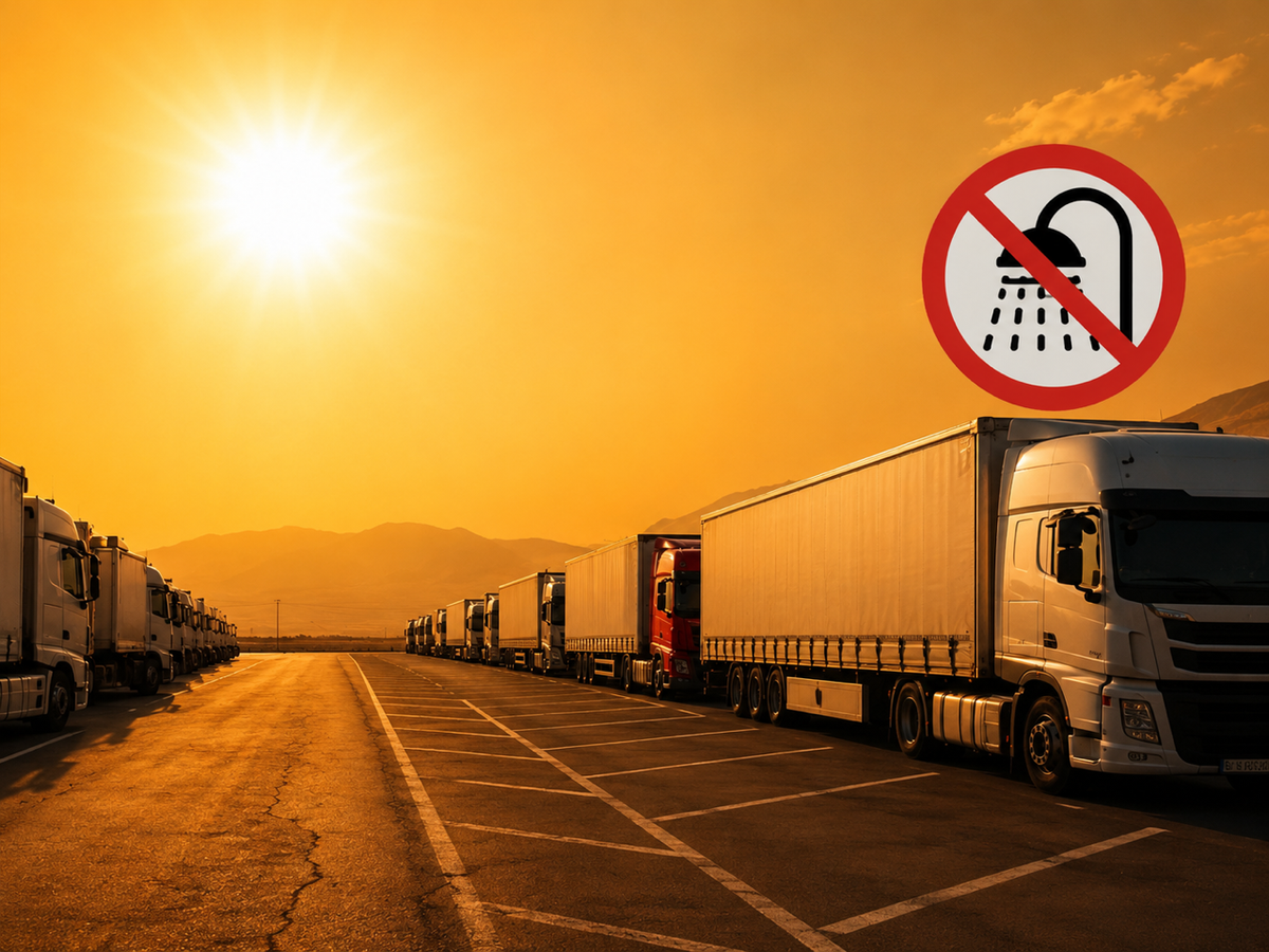 38°C útközben, 48°C a parkolóban – Felfrissülés útközben a Sofőrkendővel