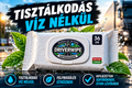 Sofőrkendő-Minőségi 20x30 cm méretű 36 db nedves törlőkenő Tisztálkodás víz nélkül